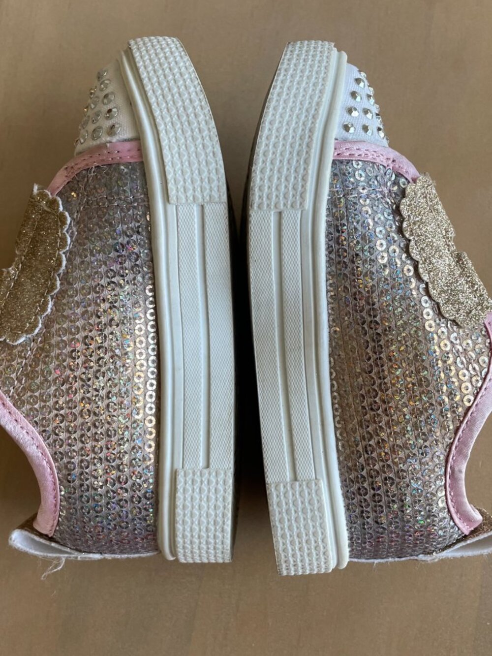Entire Closet $5! S Sport by Skechers Toddler Girl Lexi Light Up Pink Glitter - Picture 9 of 12